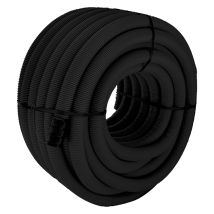 Iperbriko – Rohr für Kabelschutz Ø 63 mm – 50 m – schwarz – wetterfest