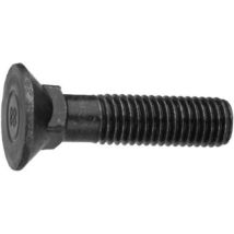 Tsl - Fplus Tornillo Arado Cabeza Conica 11 X 50 Mm Caja 50 , Tornillo Arado Cabeza Cónica. - Acero. - 11 X 50 Mm. - Negro. - Con Tuerca.