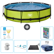 Exit-toys Piscina Exit Rotonda - 360x76 Cm - 7-pezzi S235