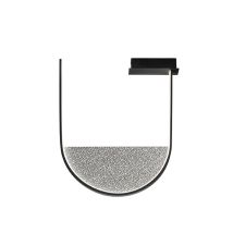 Plafonnier Led Dimmable Design Moderne En Métal Lotus - Noir