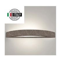 Applique Da Parete Finitura Pietra Marrone 1xe27 Erida Belfiore