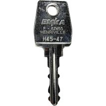 Strenger Hauptschlüssel Emka 43001-48000, Schließsystem, Schlüsselsystem, Sicherheitsschlüssel, Vernickelter Stahl, Passend Für Sperren 43001 Bis 