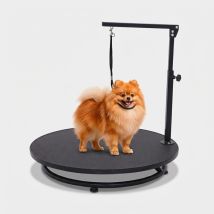 Tavolo Per Toelettatura Tosatura Cani Rotante Girevole 60 Cm Pug