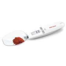 Digitale Küchenwaage Cooking Star Mit 0,1-g-genauer Teilung Und 500 G Tragkraft, Löffelwaage Für Kleinste Mengen, Feinwaage Für Gewürze, Weiß - 