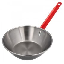 Polierte Frittierpfanne Mit Griff 22 Cm.