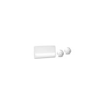Kit Plaque Et Bouton Pour Boîtier Encastré Pucci Cuivre Dimensions : Blanc