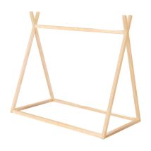 [gebraucht] B-ware Roba Tipilounge Kinderbett Zeltbett Montessori Bambusholz 70 X 140 Cm Natur