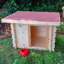 Cama Para Mascotas Laila De Madera Con Suelo De Alce 77x60 Cm