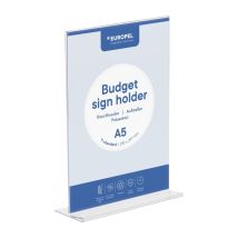 Présentoir De Table Europel Budget T-standard A5 Transparent - Dtm Primera