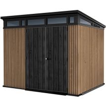 Keter Signature Pent 9x7 Venetian Gartenschuppen Aus Kunstharz