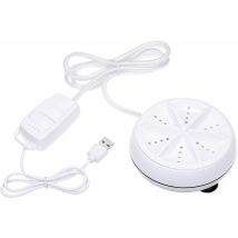 Dhklfa - Mini Washing Machine Home And Business Travel Ultrasonic Rotary Washing Machine Bi-turbo 3-in-1 24w Washing Machine Gjlynhdt1