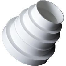 Control Garden - Reductor Blanco Universal Para Sistemas De Ventilación