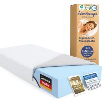 Anna, Gelschaum Matratze 160x200 Cm – 13 Cm Nanocell Gel-schaum – H3 Härtegrad – Atmungsaktiv – Abnehmbarer Bezug 240g/m² - Arensberger