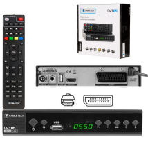 Decodificador De Tv Terrestre Dvb-t2 Dvb-c Hevc H.265 De 10 Bits Cabletech