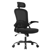 Ergonomic Office Chair, Desk Chair With Headrest, High Back Computer Chair With Armrests And Adjustable Lumbar Support For Home Office, Study Room, 