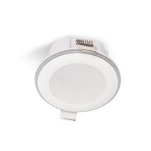 Foco Led Redondo Empotrable Blanco De 5w, Color Neutro, 3 Modos De Iluminación, Ip20, Tipo Halo Kobi.