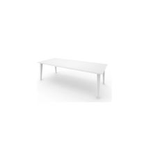 Allibert - Tavolo Da Giardino 235x98x74 Cm In Resina Keter Lima 240 Bianco