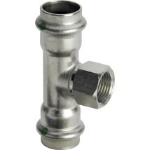 Viega Raccord T Ig Sanpress Inox Acier Inoxydable 35x1/2" X 35mm