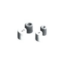 Türpuffer Nr.21 – Schwarz – 40x35mm – 25 Stück – Gummi – Sichtbar verschraubt