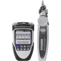 Basetech Leitungssucher BT-300 WT – Kabeltester mit Taschenlampe – RJ11/RJ45 – Durchgangsprüfung – Lautstärkeregler – Einstellbare Prüfgeschwindigkeit