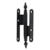 Cerniera A Manovella Rustica Bros In Acciaio - 110x60x70 - Ferro Verniciato - Destra - 23ard1163