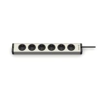 Ehmann - 0600x00062031 Multipresa 6 Scomparti Alluminio Schuko 1 Pz.