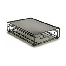 Contenitore Per Sistemare Le Capsule Di Caff Nero Metallo (31 X 21,5 X 7,5 Cm)