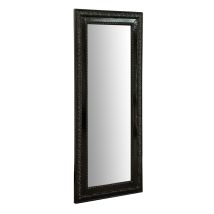 Biscottini - Mirror Wall Mirror And Vertical/horizontal Hanging Mirror L35xpr4xh82 Cm Glossy Black Finish