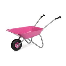 Rolly Toys - Kinderschubkarre Metallschubkarre Pink, Gartenschubkarre, Mdchen