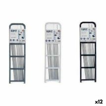 Schuhschrank Kipit Weiß Schwarz Grau 68 X 3,5 X 18,5 Cm 68 X 3 X 18,5 Cm (12 Stück)