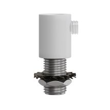Creative-cables Italia - Creative-cables Pinza Redonda Para Cables En Metal Blanco 2 Piezas - Serm1vbx2