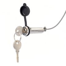 Marantec Special 306 - Sblocco Di Emergenza Per Porte Sezionali, 13 Mm, Per Sblocco Meccanico Dalla Porta Del Garage, Colore: Argento