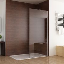 Miqu - Walk In Dusche Duschabtrennung Duschwand Seitenwand Duschtrennwand 80 X 195 Cm