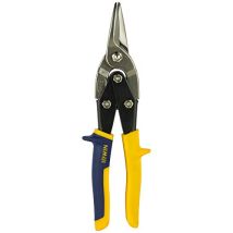 Nusac Blechschere 250mm – Ergonomische Griffe – Gezackte Klinge – Sicherheitsverschluss – Ideal für Heizungs- und Klimaanlagen