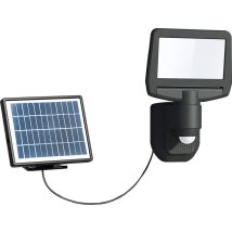 Proiettore Solare Flood 15w 1000lm - Nero - Rilevatore Di Movimento Arlux Lighting