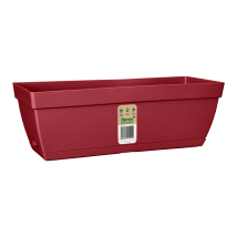 Florus Paris Balcony Trough 50 Deep Red Fioriera Rettangolare