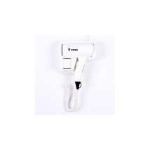 Secador de pared Vitech 1200W – ABS blanco – 2 velocidades – Aislamiento Splash IPX1 – Ideal para baños y gimnasios