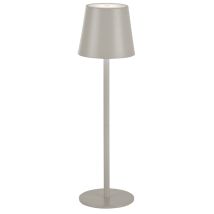 Just Light Lampe De Table Led Avec Batterie 19250-40 Gris-beige, 2,5 W, 320 Lm, 3000 K, Ip54
