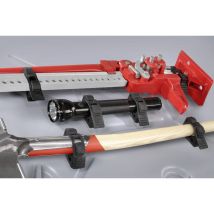 Supporto porta oggetti Quick Fist - qfst - 2 pezzi - Gomma piena resistente ai raggi UV - Intervallo di serraggio 25-57 mm