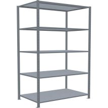 Schulte Lagertechnik - Fachbodenregal Komplettregale Multiplus150, 2000x1300x800mm (grundregal), Traglast: 150kg