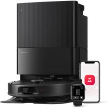 Aspiradora Robot Roborock Qv 35a, Potencia De Succión De 8000 Pa, Dos Mopas Giratorias Elevables, Cepillos Antienredos, Tecnología Reactiva Para 