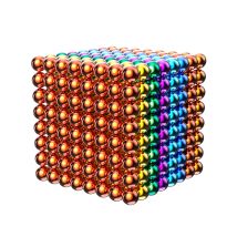 Magnetkugeln Zum Stressabbau,5 Mm, 1000 Stück, Mischung Aus 10 Farben (gemischte Farben, 1000 Stück)