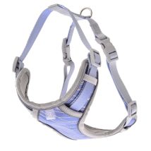 Harnais pour chien FERRIBIELLA – Onda line – Nylon, néoprène – Tailles XS à L – Réfléchissant, anneau en acier satiné