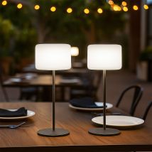 Lampada Solare A Led Dimmerabile Con Telecomando Decorazione Da Giardino Lampada Da Tavolo Lampada Da Esterno Lampada Da Patio Ricaricabile, Cambio 