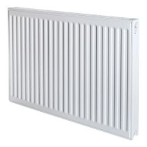 Brötje Flachheizkörper Europrofil Kompakt Typ 11 K 600x70x400mm, Profilierte Front, Weiß, 239w Bei 70/40/20 Grad C