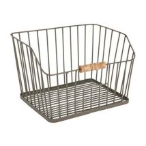Cestino in filo grande – nero – Accessorio di stoccaggio per cucina – KitchenCraft