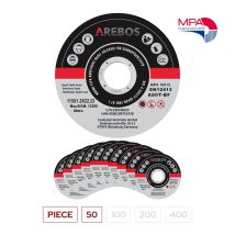 Canbolat Vertriebs Gmbh - Arebos Discos De Corte 115 Mm De Ø Tamaño Del Agujero 22,2 Mm Espesor 1,2 Mm