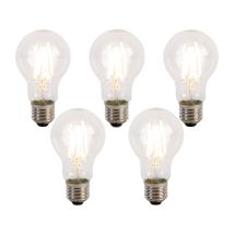 Luedd - Set Of 5 E27 3-step Dimmable Led Bulbs A60 5w 700 Lm 2700k