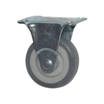 GUITEL MINIROL-Rolle 50 mm – Höhe 62 mm – Maximale Belastung 20 kg – Nylonrad mit grauer Vollgummibereifung – Plattenmaße 54x45 mm