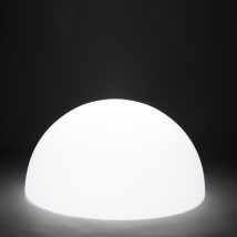 Halbkugelförmige Weisslichtlampe Aus Polyethylen Mod. Babymoon Ø 110 Cm